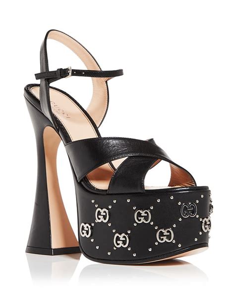 gucci jewel encrusted heels|gucci black high heel sandals.